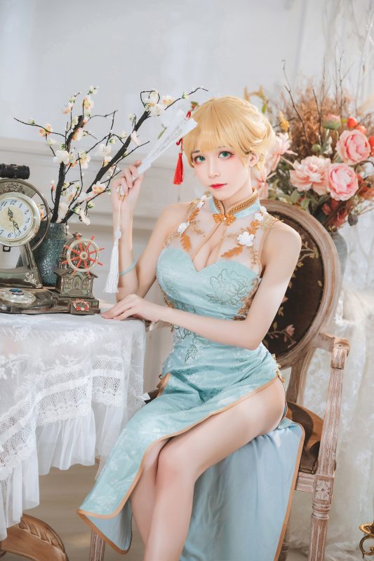 Tomoyo酱 -  G36旗袍 [30P-100M]-百宝袋
