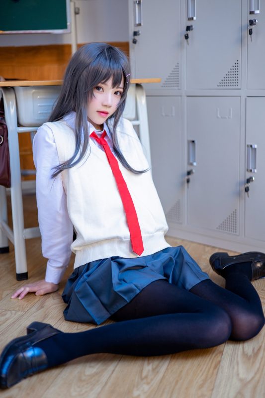 桜桃喵 - 麻衣学姐制服（482M）-百宝袋