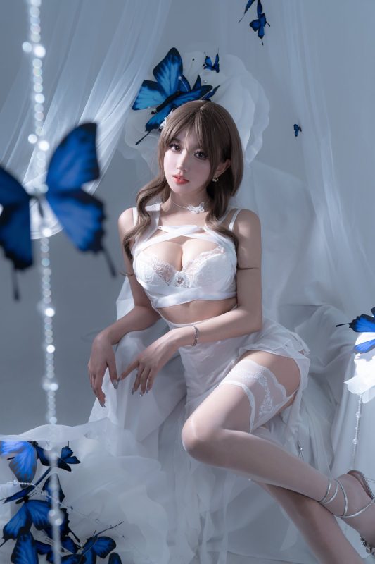 过期米线线喵 -  电子蝴蝶 [52P-100MB]-百宝袋