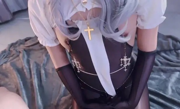 [_#Misa酱_]修女诱惑_淫堕黑丝修女捆绑调教喷水后被中出[1.59 GB]-百宝袋